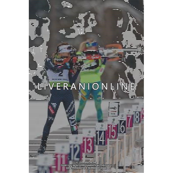 Polska Duszniki Zdroj 25.01.2017 Otwarte Mistrzostwa Europy w biathlonie kobiety 15 km indywidualnie Nz: Nicole Gontier Fot. Sebastian Borowski / Newspix.pl IBU Open European Championships Biathlon 2017 women 15 km individual --- Newspix.pl / AGENZIA ALDO LIVERANI SAS - ITALY ONLY EDITORIAL USE ONLY