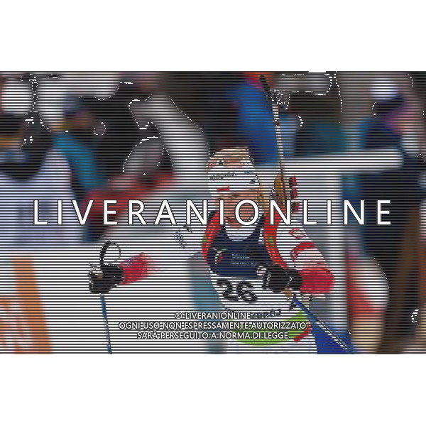 Polska Duszniki Zdroj 25.01.2017 Otwarte Mistrzostwa Europy w biathlonie kobiety 15 km indywidualnie Nz: Krystyna Guzik Fot. Sebastian Borowski / Newspix.pl IBU Open European Championships Biathlon 2017 women 15 km individual --- Newspix.pl / AGENZIA ALDO LIVERANI SAS - ITALY ONLY EDITORIAL USE ONLY