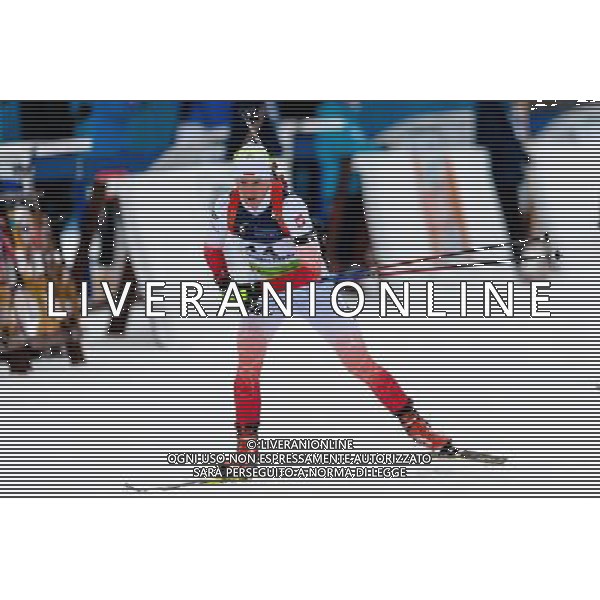 Polska Duszniki Zdroj 25.01.2017 Otwarte Mistrzostwa Europy w biathlonie kobiety 15 km indywidualnie Nz: Magdalena Gwizdon Fot. Sebastian Borowski / Newspix.pl IBU Open European Championships Biathlon 2017 women 15 km individual --- Newspix.pl / AGENZIA ALDO LIVERANI SAS - ITALY ONLY EDITORIAL USE ONLY