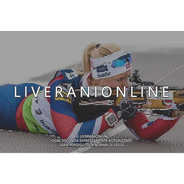 Polska Duszniki Zdroj 25.01.2017 Otwarte Mistrzostwa Europy w biathlonie kobiety 15 km indywidualnie Nz: Marion Roening Huber Fot. Sebastian Borowski / Newspix.pl IBU Open European Championships Biathlon 2017 women 15 km individual --- Newspix.pl / AGENZIA ALDO LIVERANI SAS - ITALY ONLY EDITORIAL USE ONLY