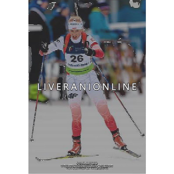 Polska Duszniki Zdroj 25.01.2017 Otwarte Mistrzostwa Europy w biathlonie kobiety 15 km indywidualnie Nz: Krystyna Guzik Fot. Sebastian Borowski / Newspix.pl IBU Open European Championships Biathlon 2017 women 15 km individual --- Newspix.pl / AGENZIA ALDO LIVERANI SAS - ITALY ONLY EDITORIAL USE ONLY