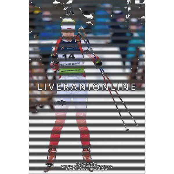 Polska Duszniki Zdroj 25.01.2017 Otwarte Mistrzostwa Europy w biathlonie kobiety 15 km indywidualnie Nz: Magdalena Gwizdon Fot. Sebastian Borowski / Newspix.pl IBU Open European Championships Biathlon 2017 women 15 km individual --- Newspix.pl / AGENZIA ALDO LIVERANI SAS - ITALY ONLY EDITORIAL USE ONLY