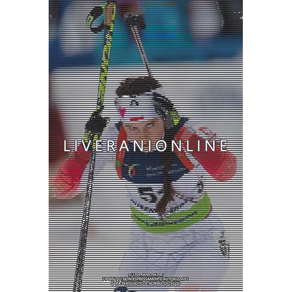 Polska Duszniki Zdroj 25.01.2017 Otwarte Mistrzostwa Europy w biathlonie kobiety 15 km indywidualnie Nz: Anna Maka Fot. Sebastian Borowski / Newspix.pl IBU Open European Championships Biathlon 2017 women 15 km individual --- Newspix.pl / AGENZIA ALDO LIVERANI SAS - ITALY ONLY EDITORIAL USE ONLY