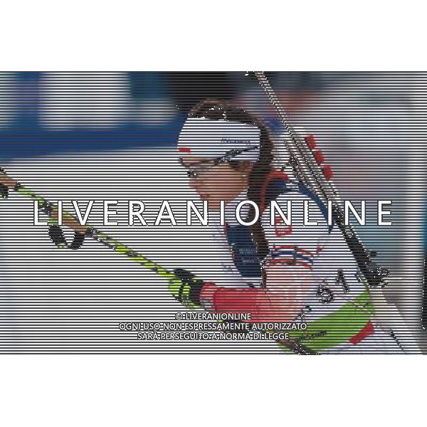 Polska Duszniki Zdroj 25.01.2017 Otwarte Mistrzostwa Europy w biathlonie kobiety 15 km indywidualnie Nz: Anna Maka Fot. Sebastian Borowski / Newspix.pl IBU Open European Championships Biathlon 2017 women 15 km individual --- Newspix.pl / AGENZIA ALDO LIVERANI SAS - ITALY ONLY EDITORIAL USE ONLY