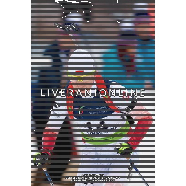 Polska Duszniki Zdroj 25.01.2017 Otwarte Mistrzostwa Europy w biathlonie kobiety 15 km indywidualnie Nz: Magdalena Gwizdon Fot. Sebastian Borowski / Newspix.pl IBU Open European Championships Biathlon 2017 women 15 km individual --- Newspix.pl / AGENZIA ALDO LIVERANI SAS - ITALY ONLY EDITORIAL USE ONLY