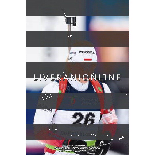 Polska Duszniki Zdroj 25.01.2017 Otwarte Mistrzostwa Europy w biathlonie kobiety 15 km indywidualnie Nz: Krystyna Guzik Fot. Sebastian Borowski / Newspix.pl IBU Open European Championships Biathlon 2017 women 15 km individual --- Newspix.pl / AGENZIA ALDO LIVERANI SAS - ITALY ONLY EDITORIAL USE ONLY