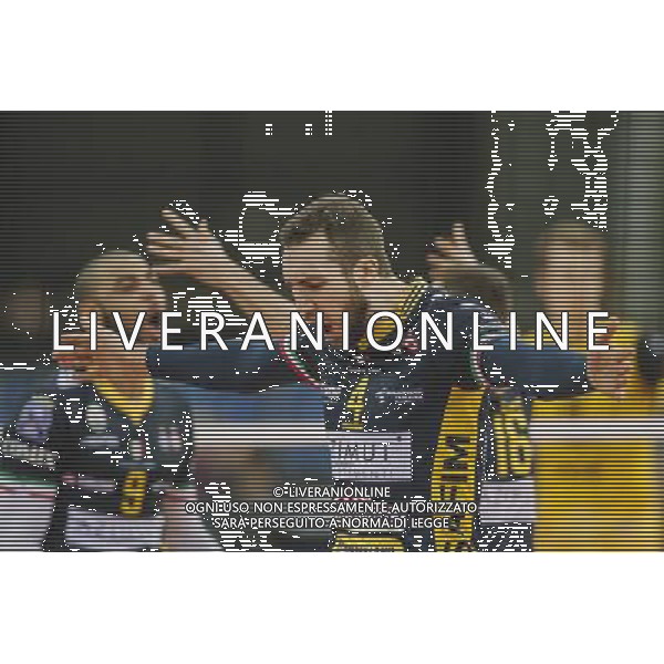 20.12.2016 LODZ , ATLAS ARENA , 2017 CEV LIGA MISTRZOW SIATKOWKA MEZCZYZN ( 2017 CEV VOLLEYBALL CHAMPIONS LEAGUE MEN ) MECZ (GAME) PGE SKRA BELCHATOW - AZIMUT MODENA NZ NEMANJA PETRIC RADOSC FOTO RADOSLAW JOZWIAK / CYFRASPORT / NEWSPIX.PL --- Newspix.pl / AGENZIA ALDO LIVERANI SAS - ITALY ONLY EDITORIAL USE ONLY