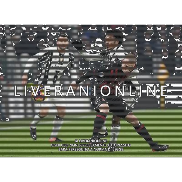 Coppa Italia TIM Cup 2016/2017 Quarti di Finale Torino - 25.01.2017 Juventus-Milan Nella Foto: luca antonelli e juan cuadrado /Ph.Vitez-Ag. Aldo Liverani