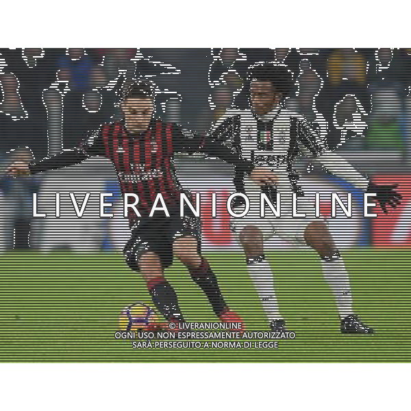 Coppa Italia TIM Cup 2016/2017 Quarti di Finale Torino - 25.01.2017 Juventus-Milan Nella Foto: giacomo bonaventura e juan cuadrado /Ph.Vitez-Ag. Aldo Liverani