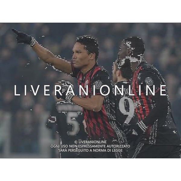 Coppa Italia TIM Cup 2016/2017 Quarti di Finale Torino - 25.01.2017 Juventus-Milan Nella Foto: esultanza dopo il gol di carlos bacca del 2-1 /Ph.Vitez-Ag. Aldo Liverani