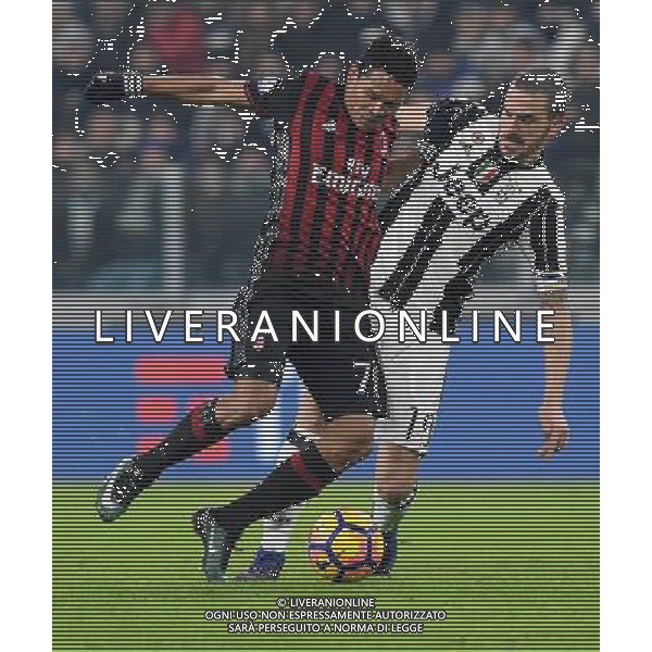Coppa Italia TIM Cup 2016/2017 Quarti di Finale Torino - 25.01.2017 Juventus-Milan Nella Foto: carlos bacca e leonardo bonucci /Ph.Vitez-Ag. Aldo Liverani