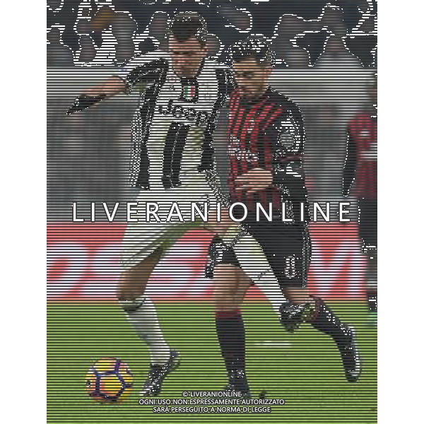 Coppa Italia TIM Cup 2016/2017 Quarti di Finale Torino - 25.01.2017 Juventus-Milan Nella Foto: mario mandzukic e suso /Ph.Vitez-Ag. Aldo Liverani