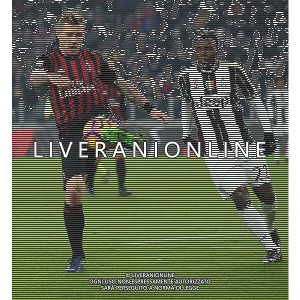 Coppa Italia TIM Cup 2016/2017 Quarti di Finale Torino - 25.01.2017 Juventus-Milan Nella Foto:kucka e asamoah /Ph.Vitez-Ag. Aldo Liverani
