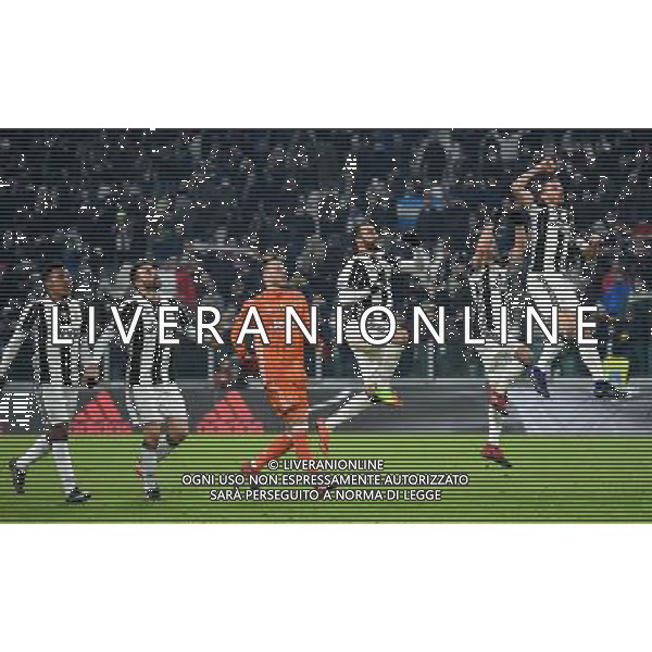 Coppa Italia TIM Cup 2016/2017 Quarti di Finale Torino - 25.01.2017 Juventus-Milan Nella Foto:esultanza dei giocatori della juventus a fine gara /Ph.Vitez-Ag. Aldo Liverani