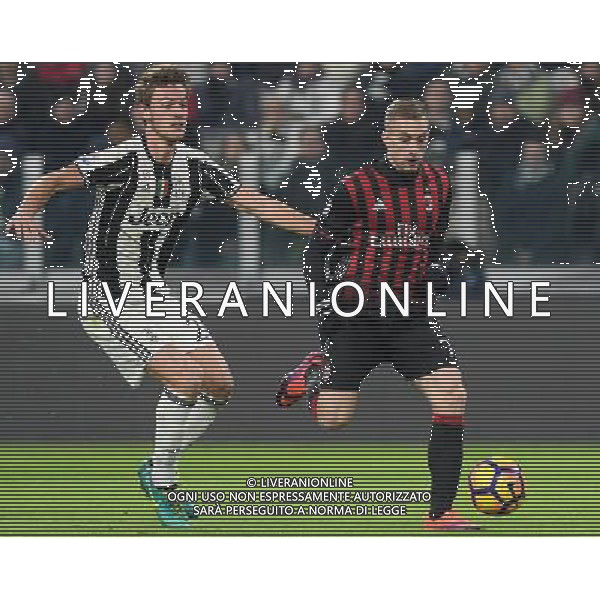 Coppa Italia TIM Cup 2016/2017 Quarti di Finale Torino - 25.01.2017 Juventus-Milan Nella Foto:Deulofeu Gerard - Rugani Daniele /Ph.Vitez-Ag. Aldo Liverani