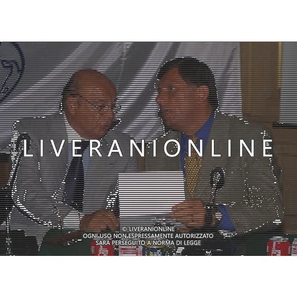 MILANO 06-06-1996 CONFERENZA STAMPA IAAF NELLA FOTO GENERALE GIANNI GOLA PRIMO NEBBIOLO AG ALDO LIVERANI SAS