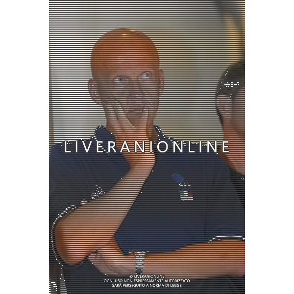 SPORTILIA 09-08-2002 RADUNO ARBITRI E GUARDALINEE NELLA FOTO PIERLUIGI COLLINA AG ALDO LIVERANI SAS