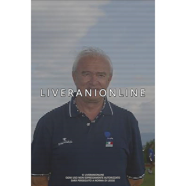 SPORTILIA 09-08-2002 RADUNO ARBITRI E GUARDALINEE NELLA FOTO PAOLO BERGAMO DESIGNATORE AG ALDO LIVERANI SAS