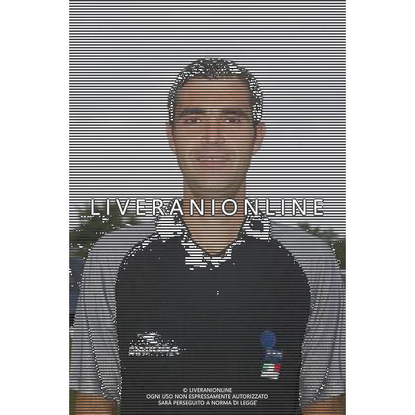 SPORTILIA 09-08-2002 RADUNO ARBITRI E GUARDALINEE NELLA FOTO ARBITRO CRUCIANI MICHELE AG ALDO LIVERANI SAS