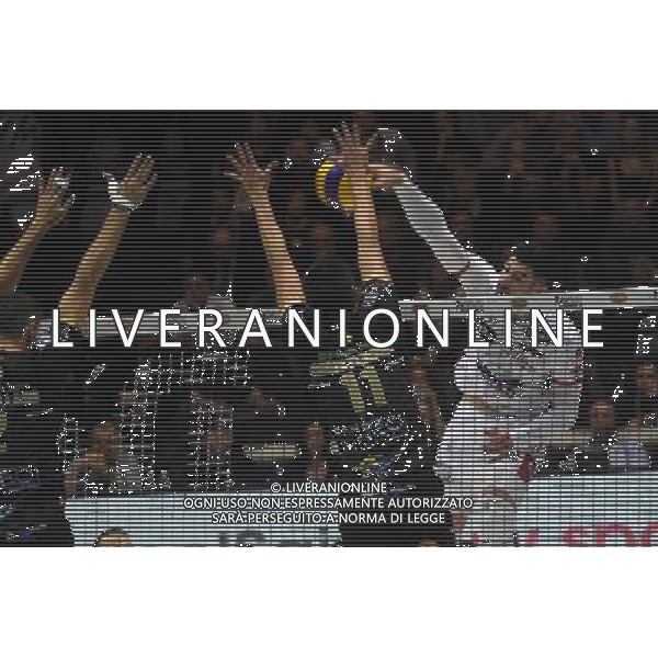 Cucine Lube Civitanova vs Diatec Trentino Volley Finale Del Monte Coppa Italia Pallavolo Unipol Arena di Bologna 29 gennaio 2017 ©Optimafoto/ AGENZIA ALDO LIVERANI SAS