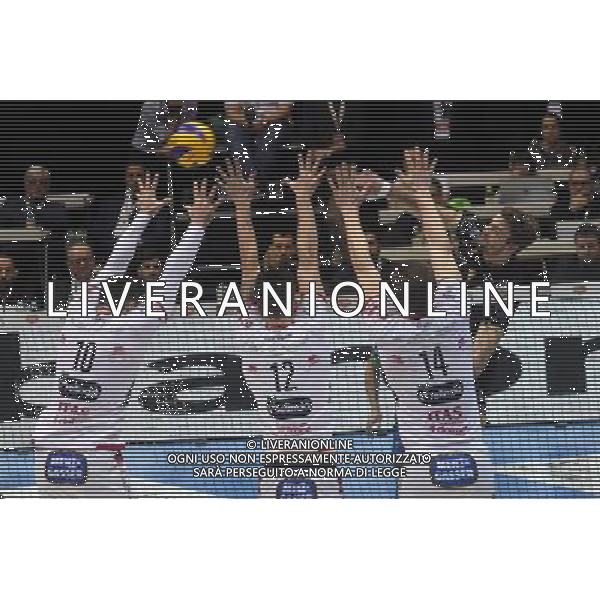 Cucine Lube Civitanova vs Diatec Trentino Volley Finale Del Monte Coppa Italia Pallavolo Unipol Arena di Bologna 29 gennaio 2017 ©Optimafoto/ AGENZIA ALDO LIVERANI SAS