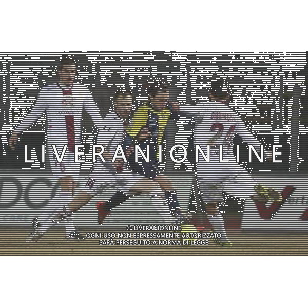 SANTARCANGELO - REGGIANA Campionato Lega Pro Girone B 29/01/2016 nella foto: GHIRINGHELLI UNGARO E GENEVIER Â©CLAUDIO ZAMAGNI/AGENZIA ALDO LIVERANI S.A.S. / AGENZIA ALDO LIVERANI SAS - SANTARCANGELO - REGGIANA Campionato Lega Pro Girone B 29 gennaio 2017