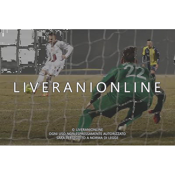 SANTARCANGELO - REGGIANA Campionato Lega Pro Girone B 29/01/2016 nella foto: IL GOAL DI CESARINI Â©CLAUDIO ZAMAGNI/AGENZIA ALDO LIVERANI S.A.S. / AGENZIA ALDO LIVERANI SAS - SANTARCANGELO - REGGIANA Campionato Lega Pro Girone B 29 gennaio 2017