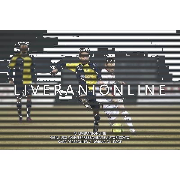 SANTARCANGELO - REGGIANA Campionato Lega Pro Girone B 29/01/2016 nella foto:genevier e carlini Â©CLAUDIO ZAMAGNI/AGENZIA ALDO LIVERANI S.A.S. / AGENZIA ALDO LIVERANI SAS - SANTARCANGELO - REGGIANA Campionato Lega Pro Girone B 29 gennaio 2017