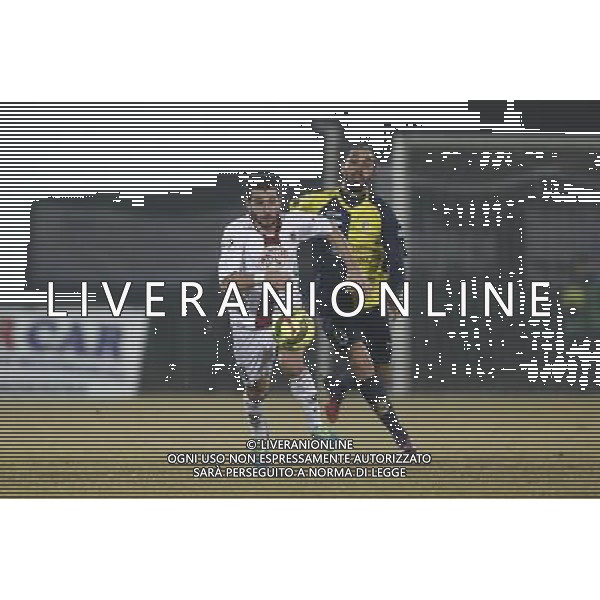 SANTARCANGELO - REGGIANA Campionato Lega Pro Girone B 29/01/2016 nella foto: BOVO E CORI Â©CLAUDIO ZAMAGNI/AGENZIA ALDO LIVERANI S.A.S. / AGENZIA ALDO LIVERANI SAS - SANTARCANGELO - REGGIANA Campionato Lega Pro Girone B 29 gennaio 2017
