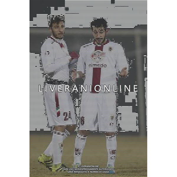 SANTARCANGELO - REGGIANA Campionato Lega Pro Girone B 29/01/2016 nella foto: GHIRINGHELLI E BOVO Â©CLAUDIO ZAMAGNI/AGENZIA ALDO LIVERANI S.A.S. / AGENZIA ALDO LIVERANI SAS - SANTARCANGELO - REGGIANA Campionato Lega Pro Girone B 29 gennaio 2017