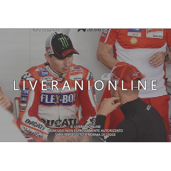 Sepang Malaysia 30.01.2017 MotoGP 2017 pre season test at the Sepang Circuit, Jorge Lorenzo (Ducati Racing Team) Casey Stoner (Ducati Racing Team) photoPSP / Newspix.pl --- Newspix.pl / AGENZIA ALDO LIVERANI SAS - ITALY ONLY EDITORIAL USE ONLY - MotoGP test Sepang Malesia 30 gennaio 2017- Motomondiale - Motociclismo