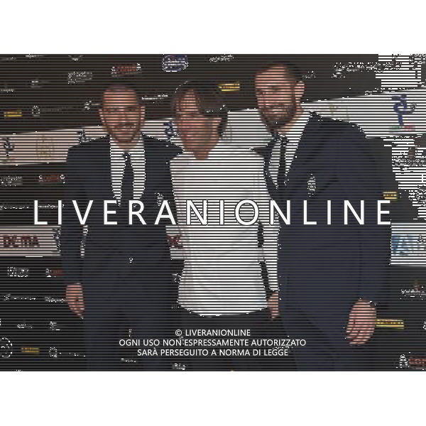 Gran Gala\' del Calcio AIC 2016 Milano - 30.01.2017 Nella Foto:Leonardo Bonucci oldani giorgio Chiellini /Ph.Vitez-Ag. Aldo Liverani