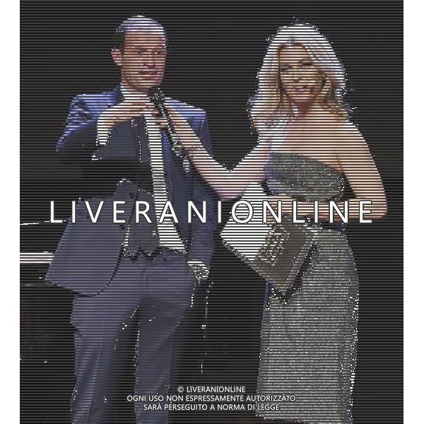 Gran Gala\' del Calcio AIC 2016 Milano - 30.01.2017 Nella Foto:Massimiliano Allegri,Federica Fontana /Ph.Vitez-Ag. Aldo Liverani