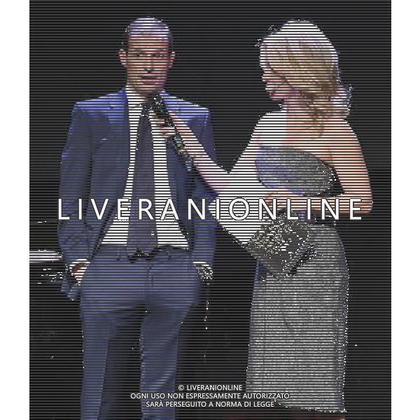 Gran Gala\' del Calcio AIC 2016 Milano - 30.01.2017 Nella Foto:Massimiliano Allegri,Federica Fontana /Ph.Vitez-Ag. Aldo Liverani