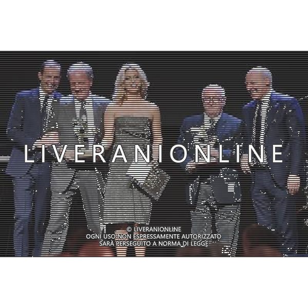 Gran Gala\' del Calcio AIC 2016 Milano - 30.01.2017 Nella Foto:Massimiliano Allegri, Renzo Ulivieri,Federica Fontana, Carlo Tavecchio,Giuseppe Marotta /Ph.Vitez-Ag. Aldo Liverani