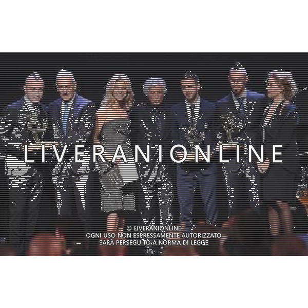 Gran Gala\' del Calcio AIC 2016 Milano - 30.01.2017 Nella Foto:nainggolan gravina rivera pjanic hamsik /Ph.Vitez-Ag. Aldo Liverani