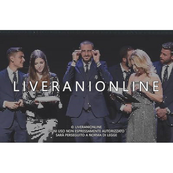 Gran Gala\' del Calcio AIC 2016 Milano - 30.01.2017 Nella Foto:bonucci con gli occhiali di gandhi /Ph.Vitez-Ag. Aldo Liverani