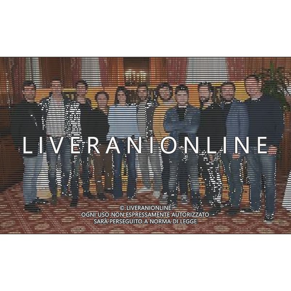 Photocall del film \'Smetto quando voglio Masterclass\' Milano - 30.01.2017 Nella Foto:Il regista Sydney Sibilia e gli attori Edoardo Leo, Valerio Aprea, Paolo Calabresi, Libero de Rienzo, Stefano Fresi, Lorenzo Lavia, Pietro Sermonti, Marco Bonini, Rosario Lisma, Giampaolo Morelli, Valeria Solarino /Ph.Vitez-Ag. Aldo Liverani