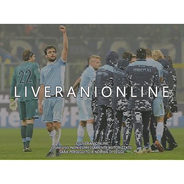 Coppa Italia TIM Cup 2016/2017 Quarti di Finale Milano - 31.01.2017 Inter-Lazio Nella Foto:parolo festeggia /Ph.Vitez-Ag. Aldo Liverani
