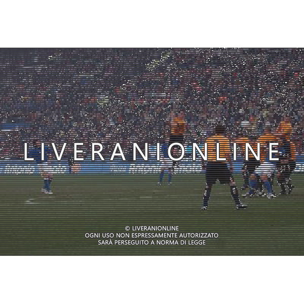 Milano 26/03/2005 Italia - Scozia qualificani mondiali 2006 nella foto il gol su punizione di andrea pirlo ph luzzani/agenzia aldo liverani