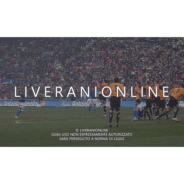 Milano 26/03/2005 Italia - Scozia qualificani mondiali 2006 nella foto il gol su punizione di andrea pirlo ph luzzani/agenzia aldo liverani