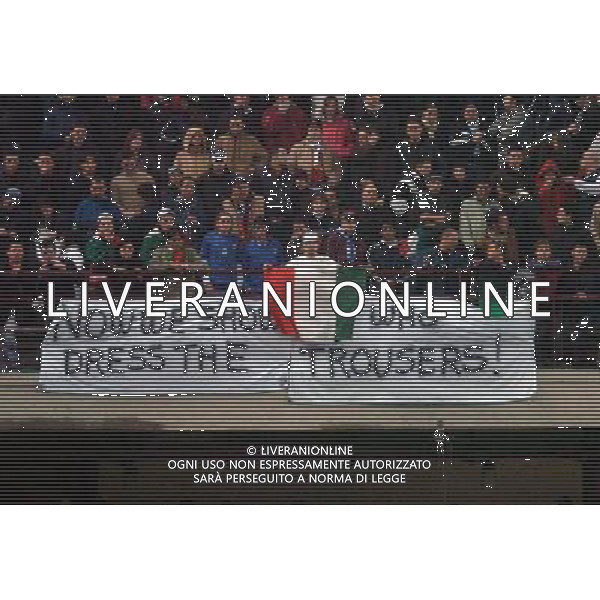 Milano 26/03/2005 Italia - Scozia qualificani mondiali 2006 nella foto striscione dei tifosi italiani ph luzzani/agenzia aldo liverani