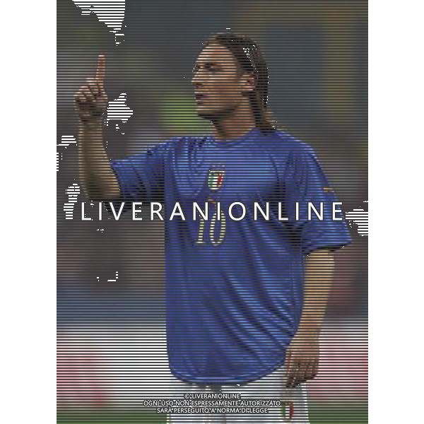 Milano 26/03/2005 Italia - Scozia qualificani mondiali 2006 nella foto francesco totti ph andry/agenzia aldo liverani