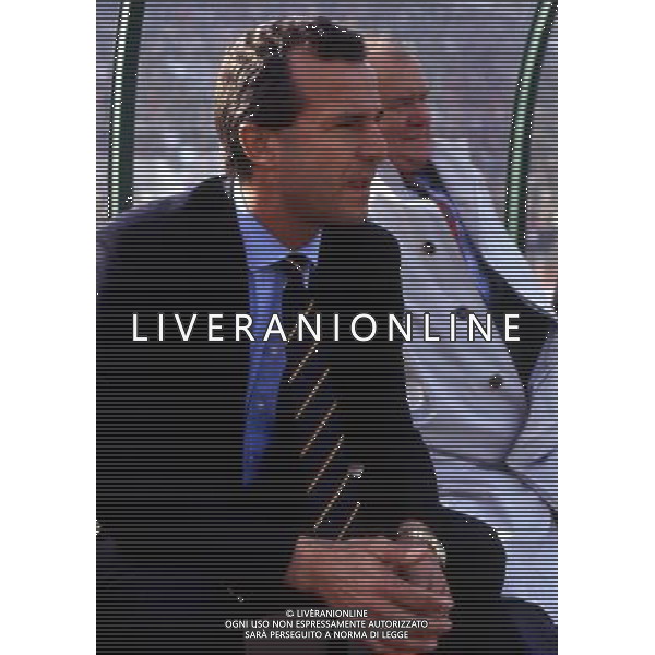 RETROSPETTIVA LUCIANO SPINOSI CALCIATORE E ALLENATORE NELLA FOTO LUCIANO SPINOSI ALLENATORE DELLA ROMA CALCIO AG ALDO LIVERANI SAS