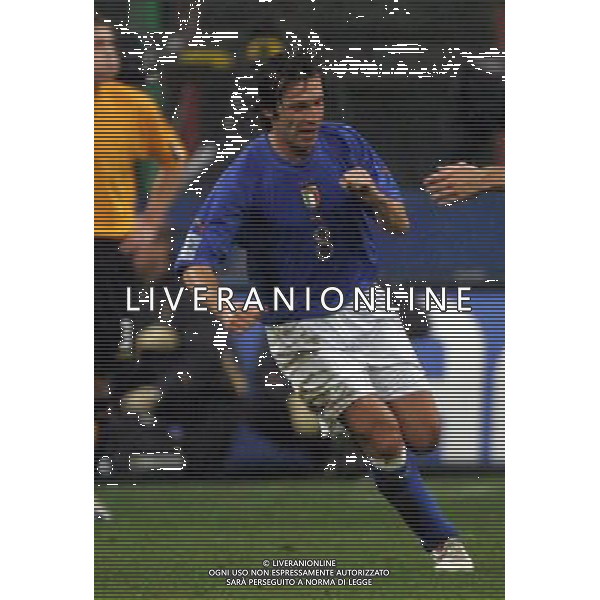 Milano 26/03/2005 Italia - Scozia qualificani mondiali 2006 nella foto esultanza dopo il gol su punizione di andrea pirlo ph andry /agenzia aldo liverani