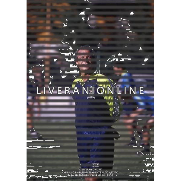 RETROSPETTIVA LUCIANO SPINOSI CALCIATORE E ALLENATORE NELLA FOTO LUCIANO SPINOSI ALLENATORE LECCE CALCIO AG ALDO LIVERANI SAS
