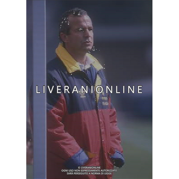RETROSPETTIVA LUCIANO SPINOSI CALCIATORE E ALLENATORE NELLA FOTO LUCIANO SPINOSI ALLENATORE PRIMAVERA CALCIO ROMA AG ALDO LIVERANI SAS