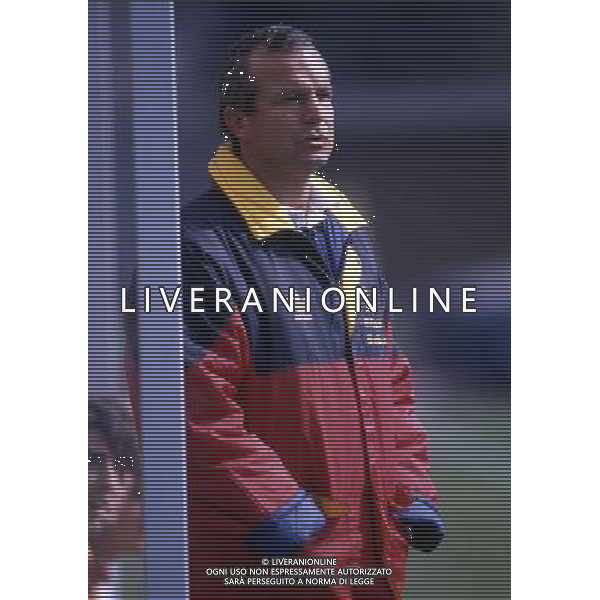 RETROSPETTIVA LUCIANO SPINOSI CALCIATORE E ALLENATORE NELLA FOTO LUCIANO SPINOSI ALLENATORE PRIMAVERA CALCIO ROMA AG ALDO LIVERANI SAS