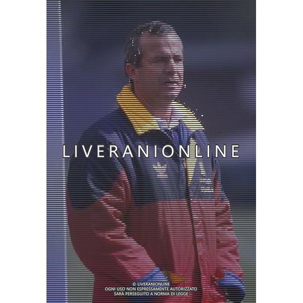 RETROSPETTIVA LUCIANO SPINOSI CALCIATORE E ALLENATORE NELLA FOTO LUCIANO SPINOSI ALLENATORE PRIMAVERA CALCIO ROMA AG ALDO LIVERANI SAS