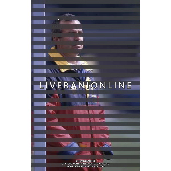 RETROSPETTIVA LUCIANO SPINOSI CALCIATORE E ALLENATORE NELLA FOTO LUCIANO SPINOSI ALLENATORE PRIMAVERA CALCIO ROMA AG ALDO LIVERANI SAS